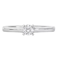 1/4 ct. t.w. Diamond Solitaire Engagement Ring Platinum