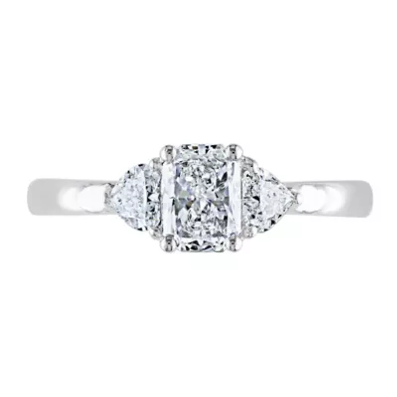 1 ct. t.w. Diamond Engagement Ring 14K White Gold