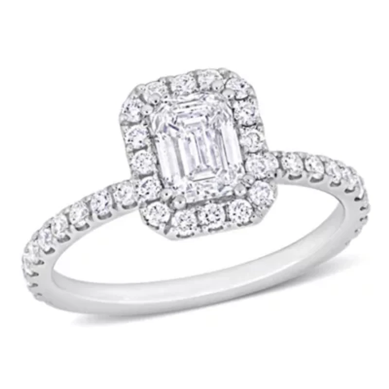 1.63 ct. t.w. Diamond Engagement Ring 14K White Gold