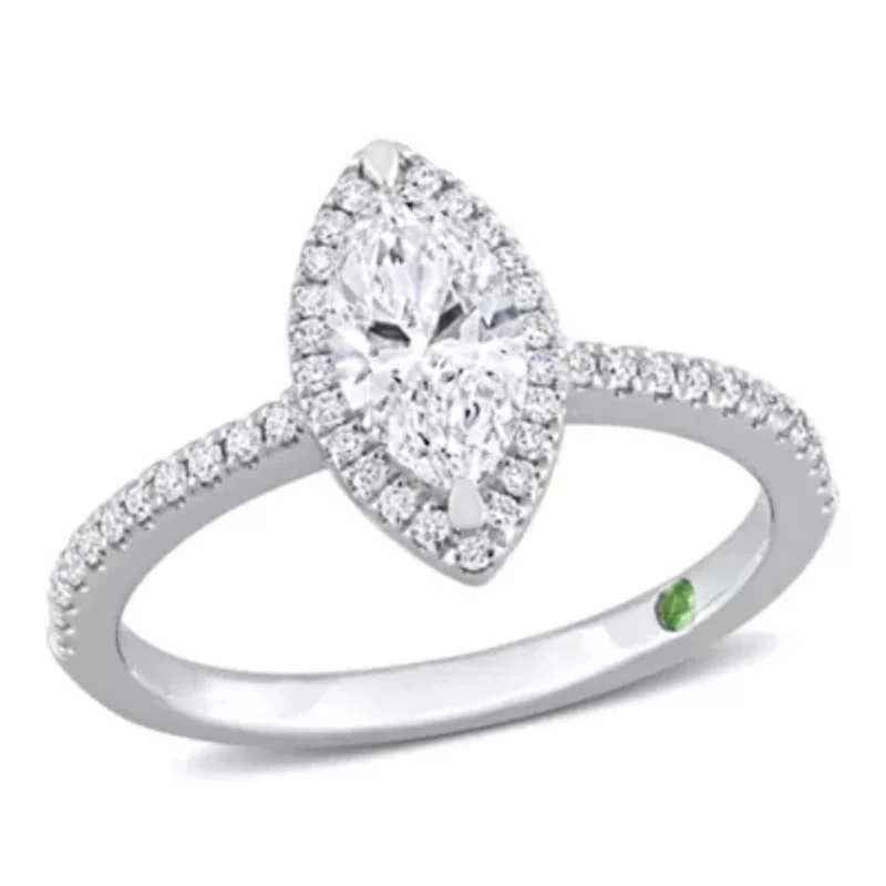 Lab Created 1.54 ct. t.w. Diamond Engagement Ring 14K White Gold