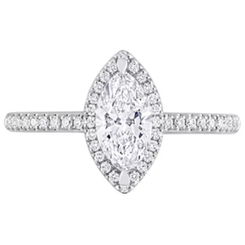 Lab Created 1.54 ct. t.w. Diamond Engagement Ring 14K White Gold
