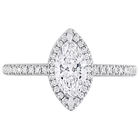 Lab Created 1.54 ct. t.w. Diamond Engagement Ring 14K White Gold