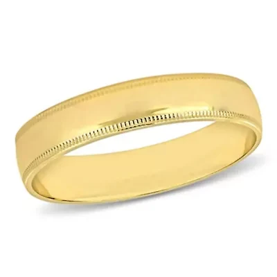 Ladies Wedding Band 10K Yellow Gold