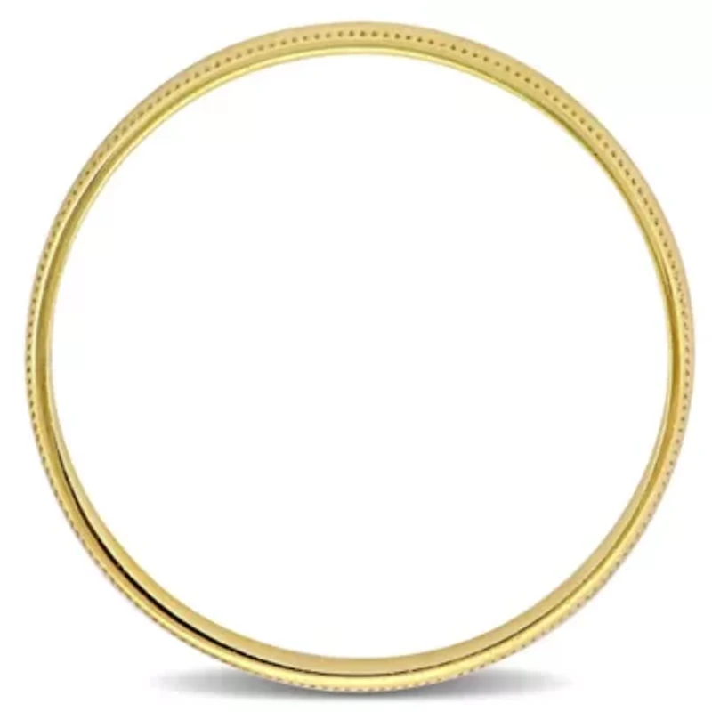 Ladies Wedding Band 10K Yellow Gold