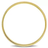 Ladies Wedding Band 10K Yellow Gold