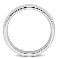Comfort Fit Men's Wedding Band 14K White Gold