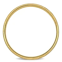 Ladies Wedding Band 10K Yellow Gold