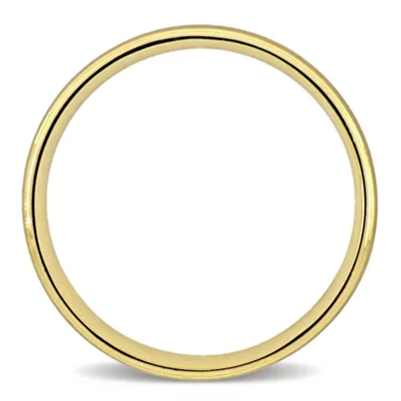 Ladies Wedding Band 10K Yellow Gold