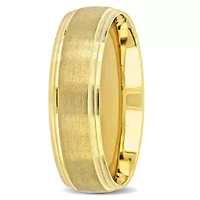 Men's Wedding Band 10K Yellow Gold