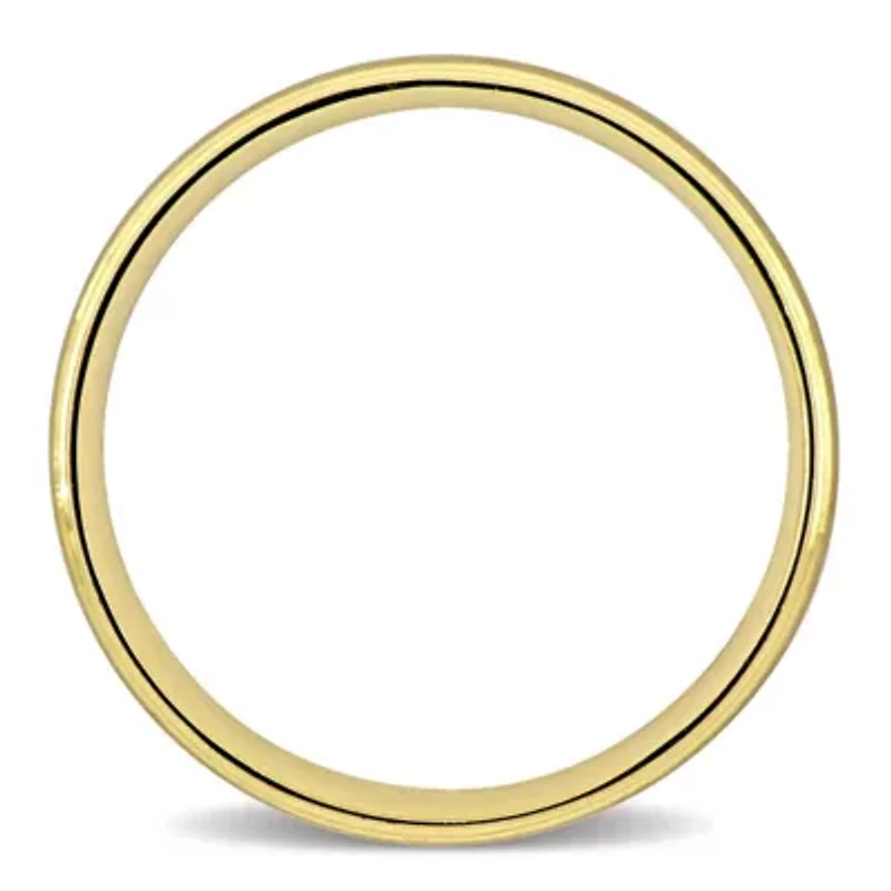 Men's Wedding Band 10K Yellow Gold