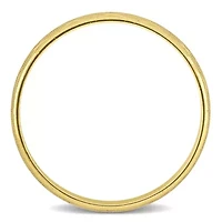 Lattice Men's Wedding Band 14K Yellow Gold