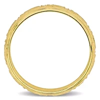Antique Filigree Ladies Wedding Band 14K Yellow Gold