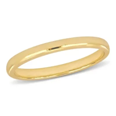 Comfort Fit Ladies Wedding Band 14K Yellow Gold