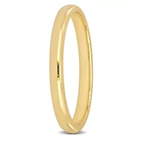 Comfort Fit Ladies Wedding Band 14K Yellow Gold