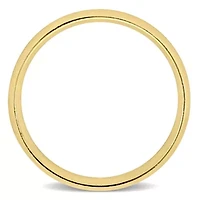 Polished Finish Men's Wedding Band 14K Yellow Gold