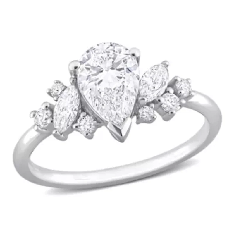 1.35 ct. t.w. Diamond Engagement Ring 14K White Gold