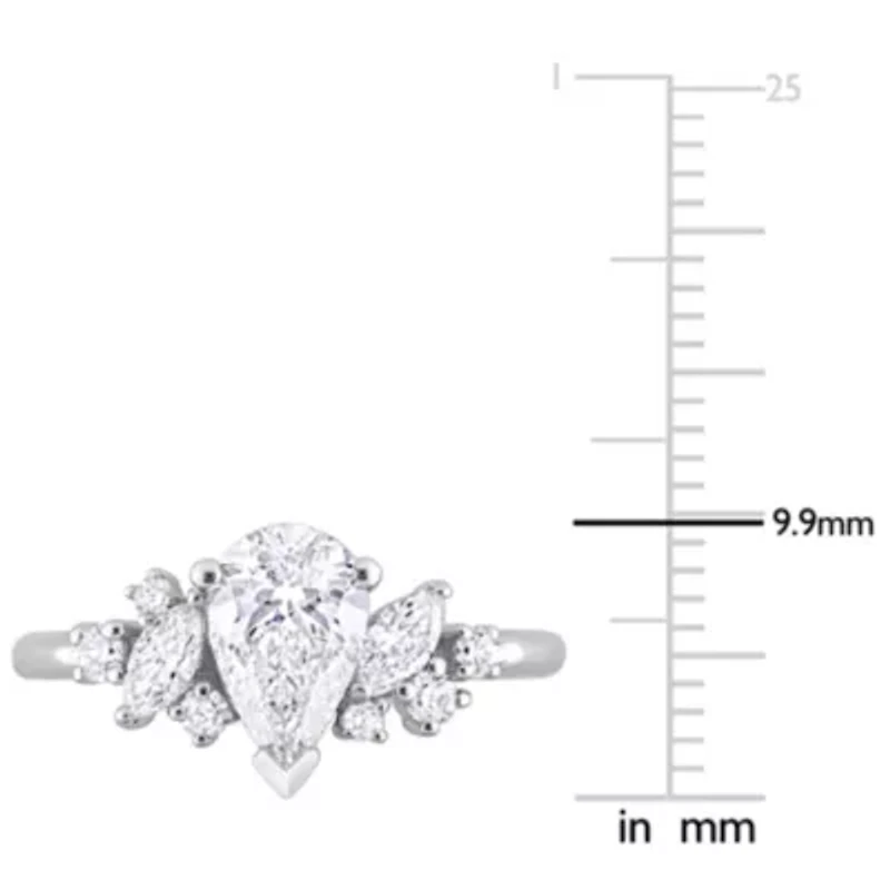 1.35 ct. t.w. Diamond Engagement Ring 14K White Gold