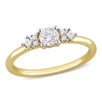 3/8 ct. t.w. Diamond Ring 14K Yellow Gold