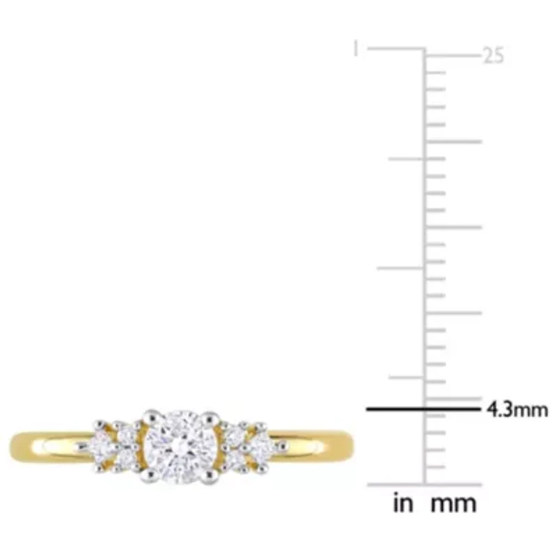 3/8 ct. t.w. Diamond Ring 14K Yellow Gold