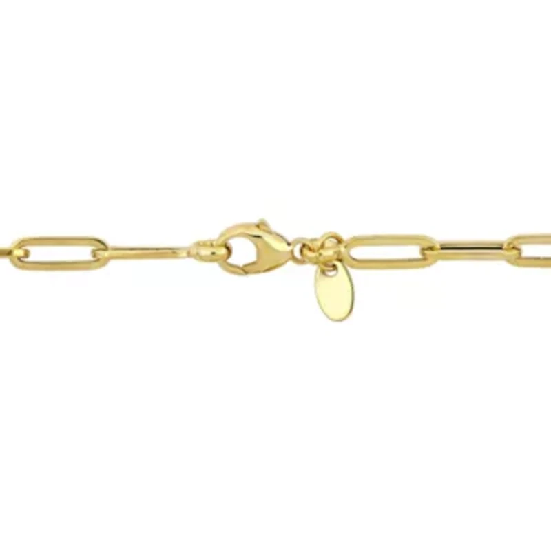 4mm Oval Link Necklace in 14k Yellow Gold, 24 in