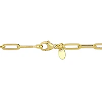 4mm Oval Link Necklace in 14k Yellow Gold, 24 in