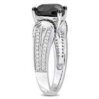 2.24 ct. t.w. Black and White Diamond Ring 14K Gold