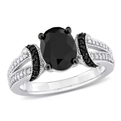 2.24 ct. t.w. Black and White Diamond Ring 14K Gold