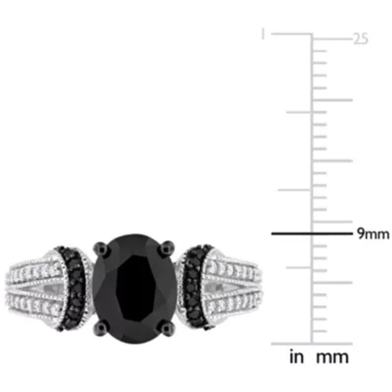 2.24 ct. t.w. Black and White Diamond Ring 14K Gold