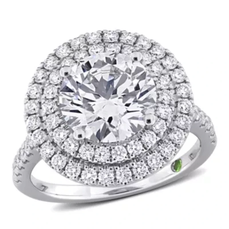 ct. t.w. Lab Grown Diamond Engagement Ring 14K White Gold