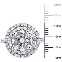ct. t.w. Lab Grown Diamond Engagement Ring 14K White Gold