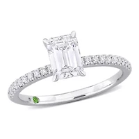 ct. t.w. Lab Grown Diamond Engagement Ring 14K White Gold