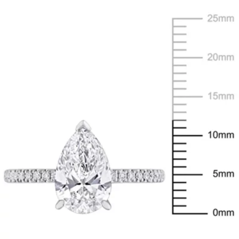 2.16 ct. t.w. Lab Grown Diamond Fashion Ring 14K White Gold