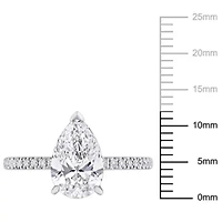 2.16 ct. t.w. Lab Grown Diamond Fashion Ring 14K White Gold