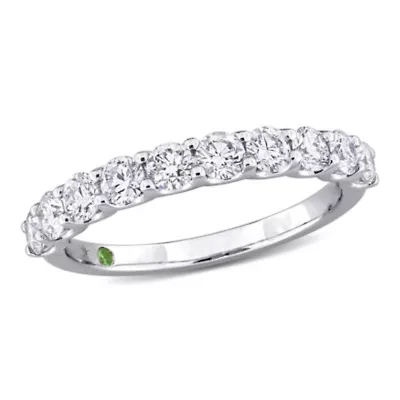 1 ct. t.w. Lab Grown Diamond Semi-Eternity Ring 14K White Gold