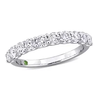 1 ct. t.w. Lab Grown Diamond Semi-Eternity Ring 14K White Gold