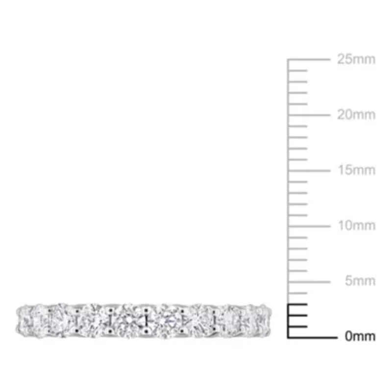 1 ct. t.w. Lab Grown Diamond Semi-Eternity Ring 14K White Gold