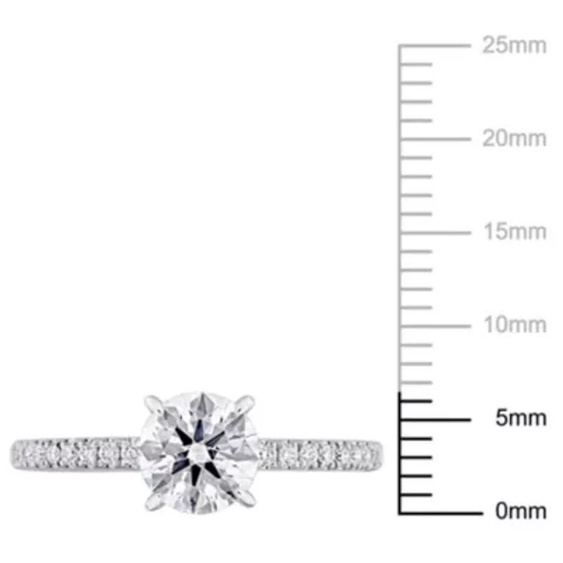 1.16 ct. t.w. Lab Grown Diamond Engagement Ring 14K White Gold