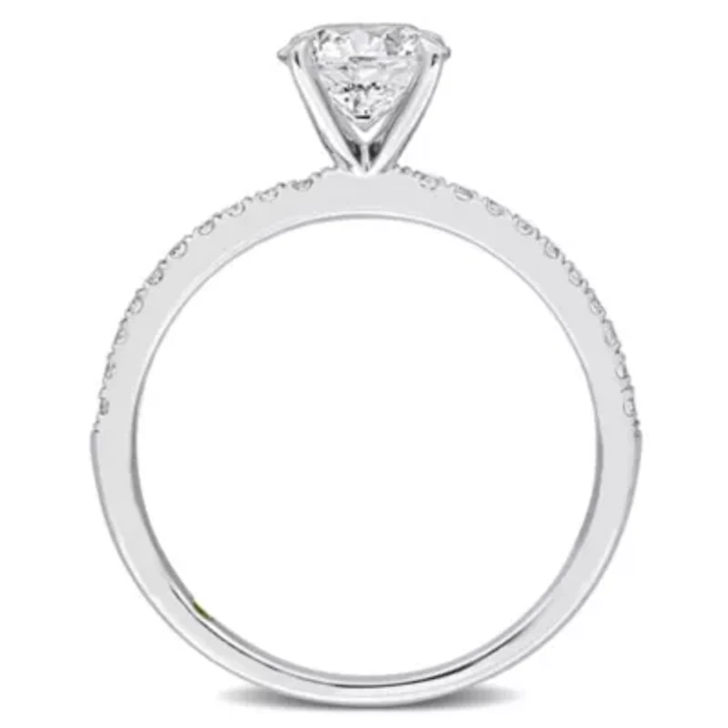 1.16 ct. t.w. Lab Grown Diamond Engagement Ring 14K White Gold