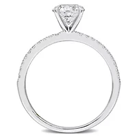 1.16 ct. t.w. Lab Grown Diamond Engagement Ring 14K White Gold
