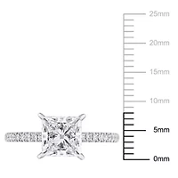 2.16 ct. t.w. Lab Grown Diamond Engagement Ring 14K White Gold