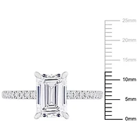 2.16 ct. t.w. Lab Grown Diamond Engagement Ring 14K White Gold