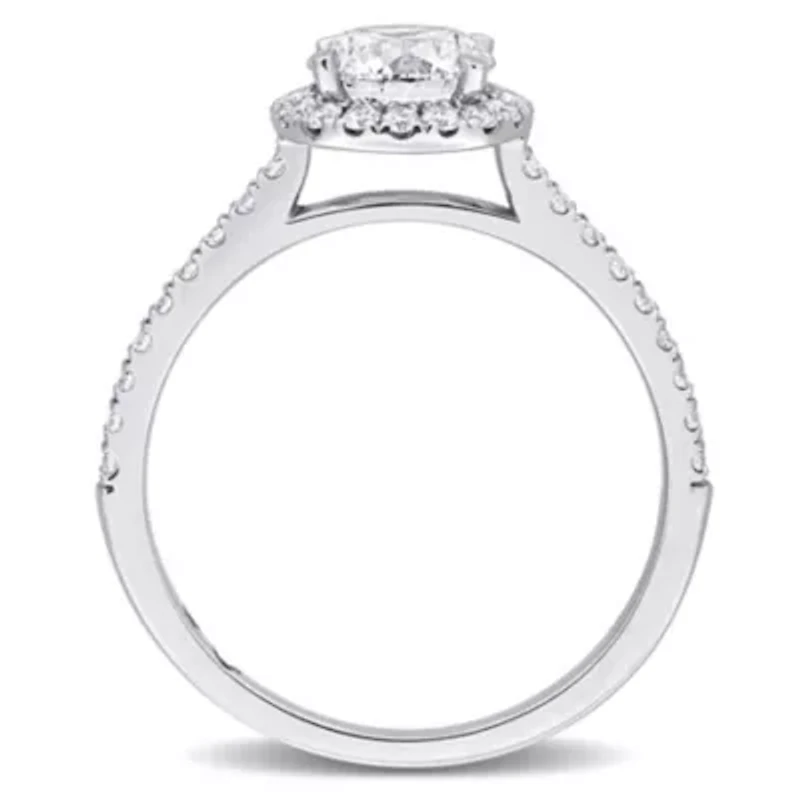 1.31 ct. t.w. Lab Grown Diamond Engagement Ring 14K White Gold