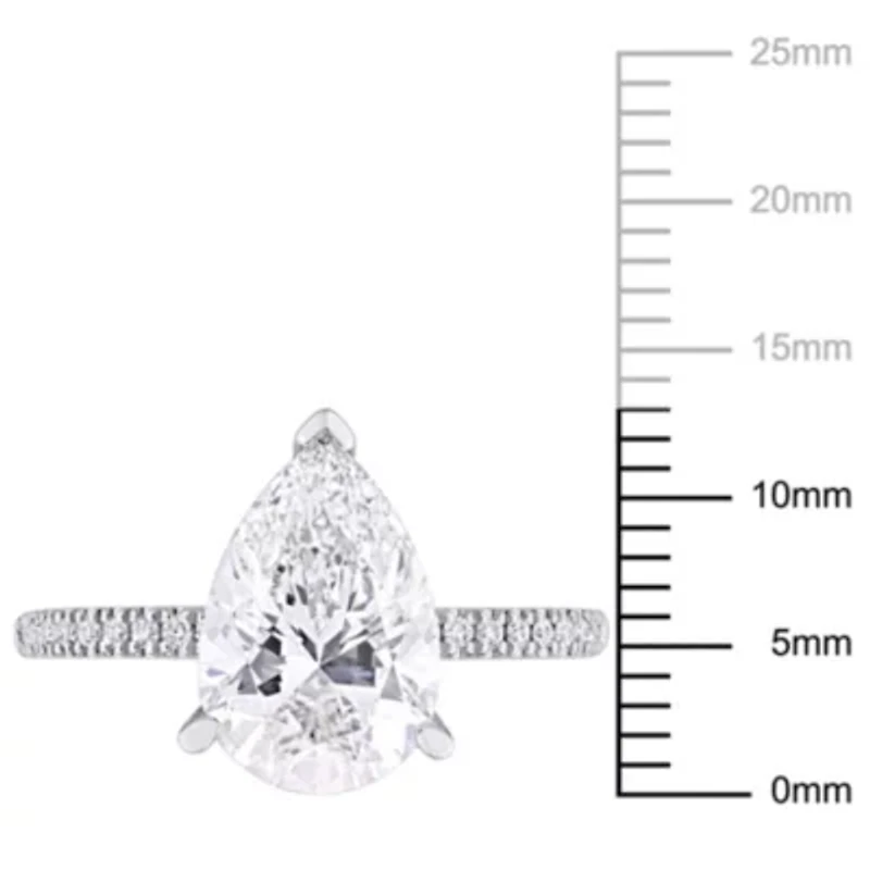 3.16 ct. t.w. Lab Grown Diamond Engagement Ring 14K White Gold