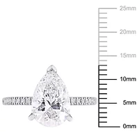 3.16 ct. t.w. Lab Grown Diamond Engagement Ring 14K White Gold