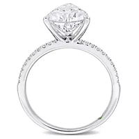 3.16 ct. t.w. Lab Grown Diamond Engagement Ring 14K White Gold