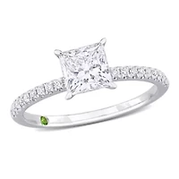 1.16 ct. t.w. Lab Grown Diamond Engagement Ring 14K White Gold