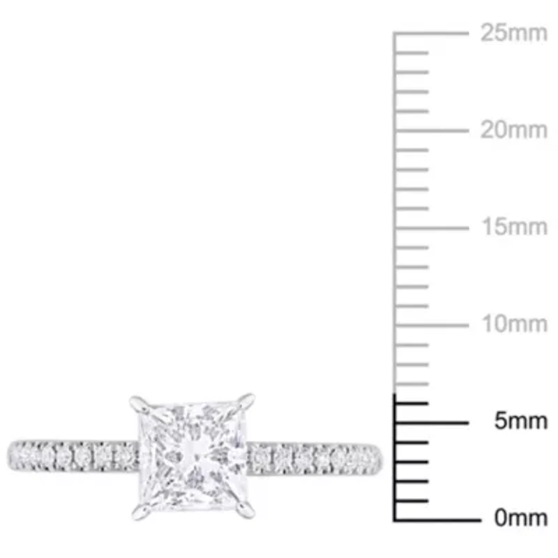1.16 ct. t.w. Lab Grown Diamond Engagement Ring 14K White Gold
