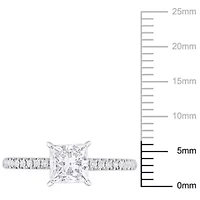 1.16 ct. t.w. Lab Grown Diamond Engagement Ring 14K White Gold