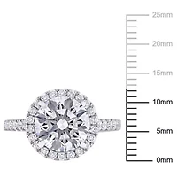 3.6 ct. t.w. Lab Grown Diamond Engagement Ring 14K White Gold