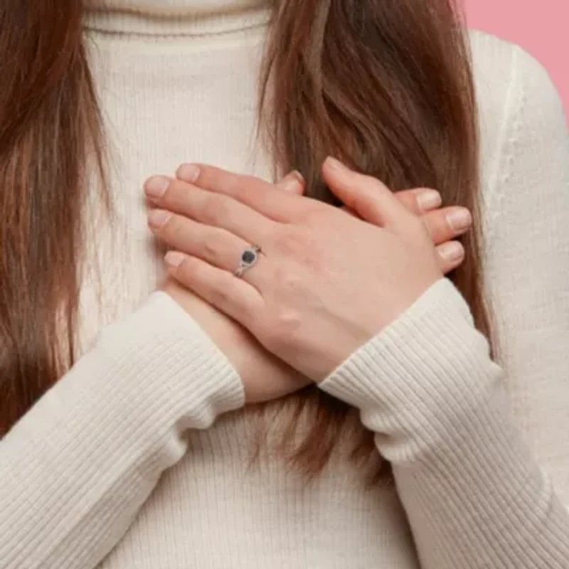 1.31 ct. t.w. Black and White Diamond Twist Ring 14K Gold